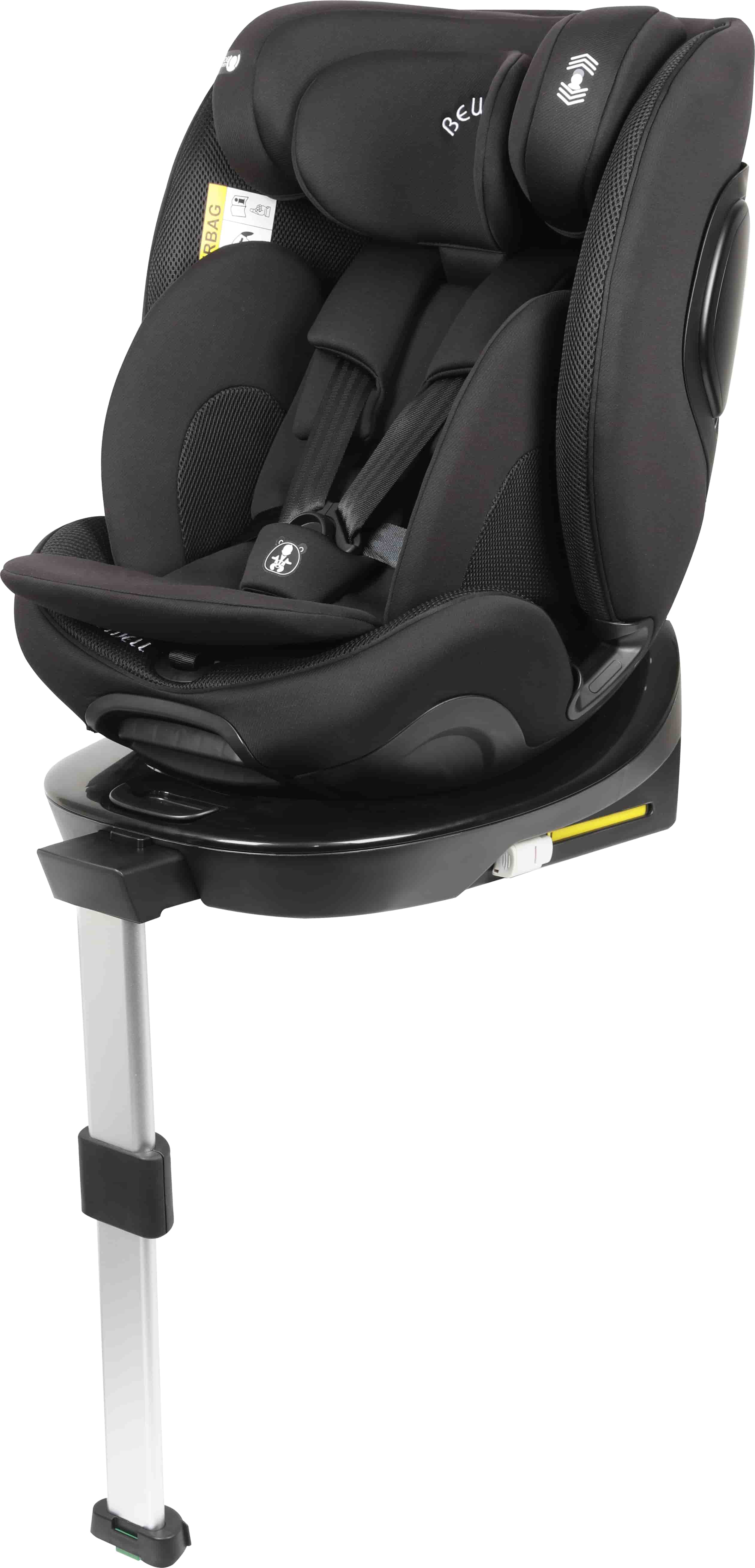 ISOFIX- und Stützbein-Kinderautositz für Babys von 40 bis 150 cm